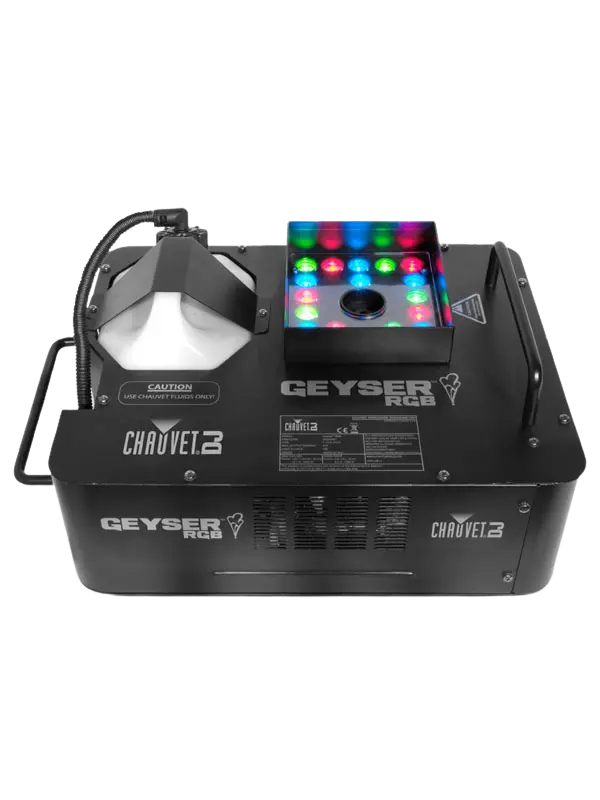 Machine à jet de fumée coloré RGB avec liquide inclus
