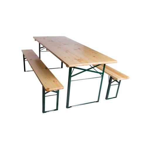 Table Bavaroise avec ses 2 bancs