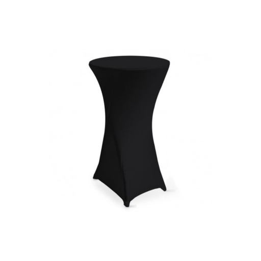 Table mange-debout noir pliant